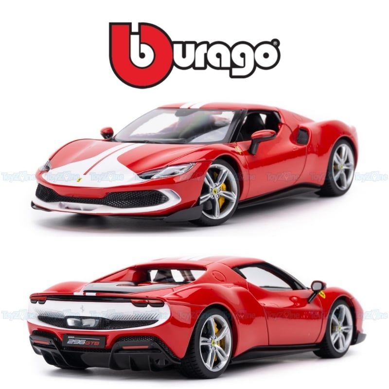 Mô hình xe Ferrari 296 GTB Assetto Fiorano 1:18 BBURAGO