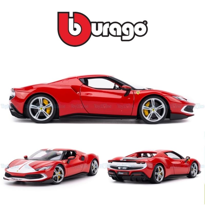 Mô hình xe Ferrari 296 GTB Assetto Fiorano 1:18 BBURAGO