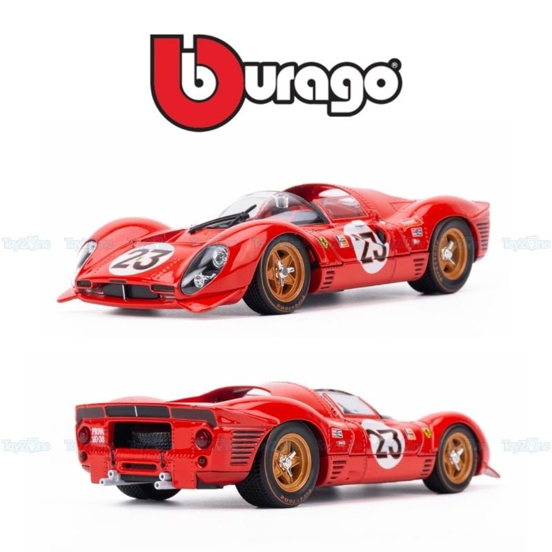 Mô hình xe Ferrari 330 P4 Daytona 1967 1:24 BBURAGO