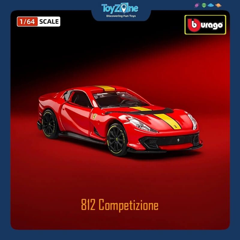 Mô hình xe Ferrari 812 Competizione Hardcover 1:64 Bburago