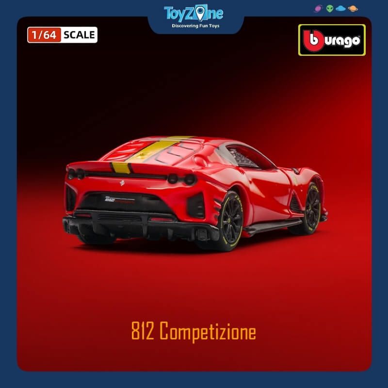 Mô hình xe Ferrari 812 Competizione Hardcover 1:64 Bburago