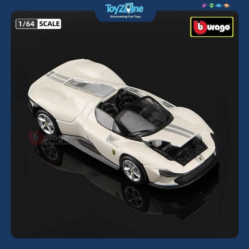 Mô hình xe Ferrari Daytona SP3 Hardcover 1:64 Bburago