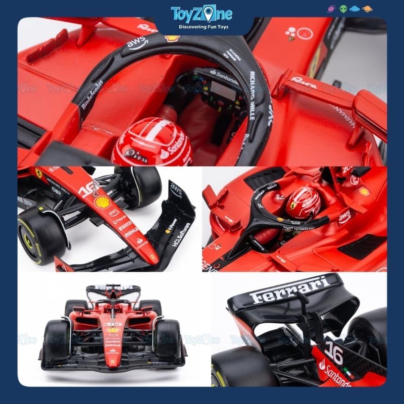 Mô hình xe Ferrari F1 SF-23 2023 1:18 Bburago