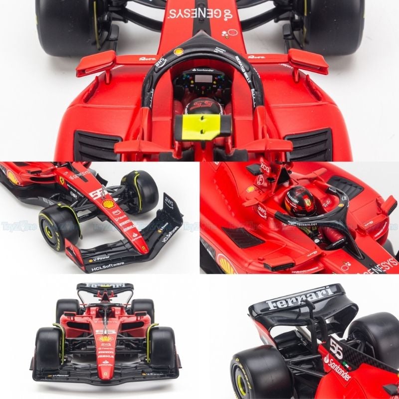 Mô hình xe Ferrari F1 SF-23 2023 1:18 Bburago