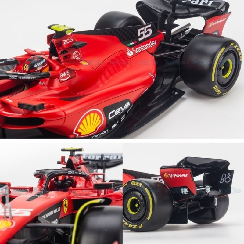 Mô hình xe Ferrari F1 SF-23 2023 1:18 Bburago