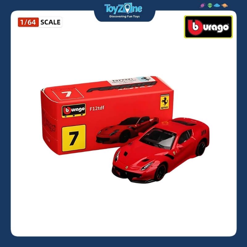 Mô hình xe Ferrari F12 TDF Hardcover 1:64 Bburago