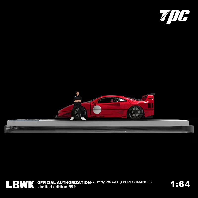  Mô hình xe Ferrari F40 LBWK 1:64 TPC 