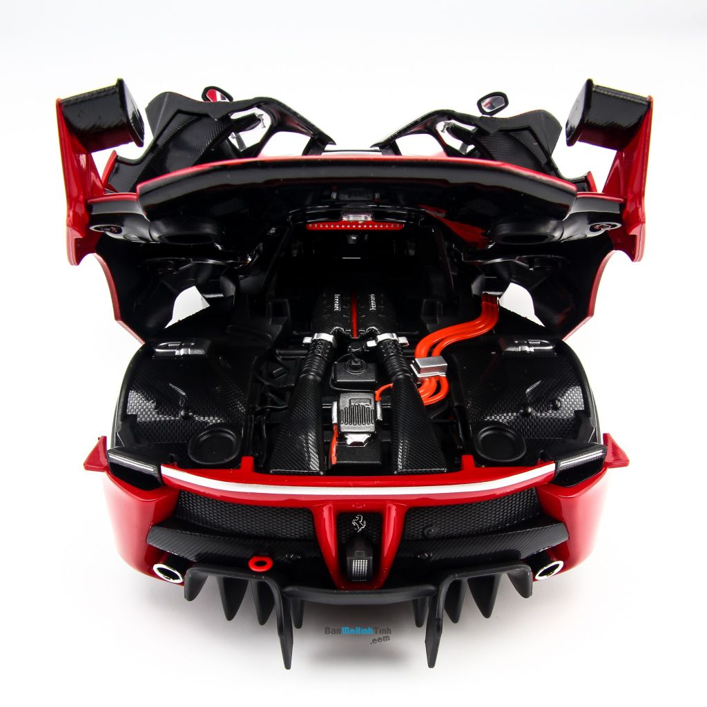 Mô hình xe Ferrari FXX K No.88 Red 1:18 Bburago Signature (16)