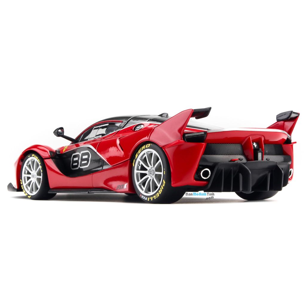 Mô hình xe Ferrari FXX K No.88 Red 1:18 Bburago Signature (8)