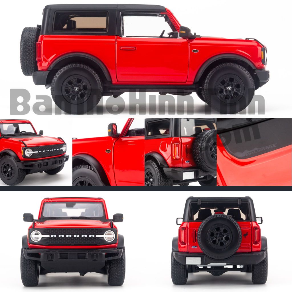 Mô hình xe Ford Bronco Wildtrak 2021 1:18 Maisto
