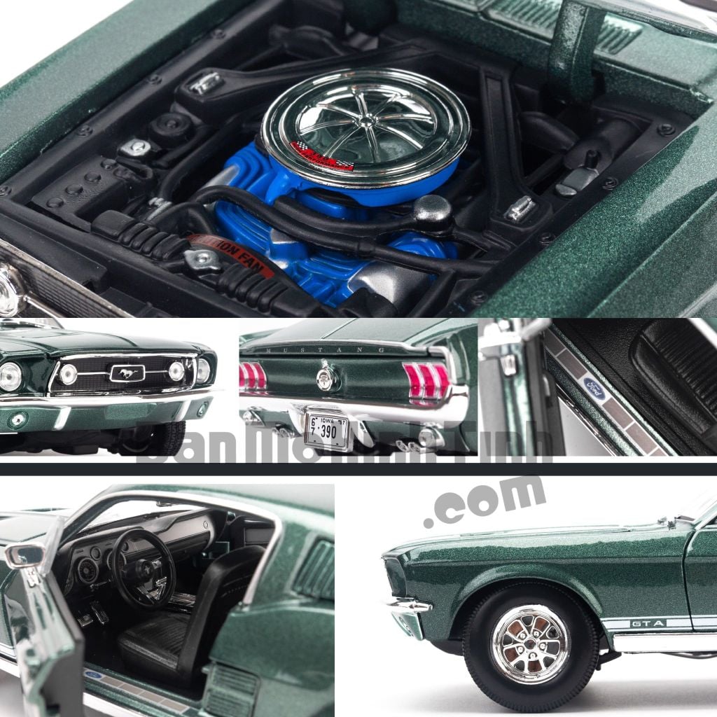  Mô hình xe Ford Mustang GTA Fastback 1967- 1:18 Maisto - 31166 