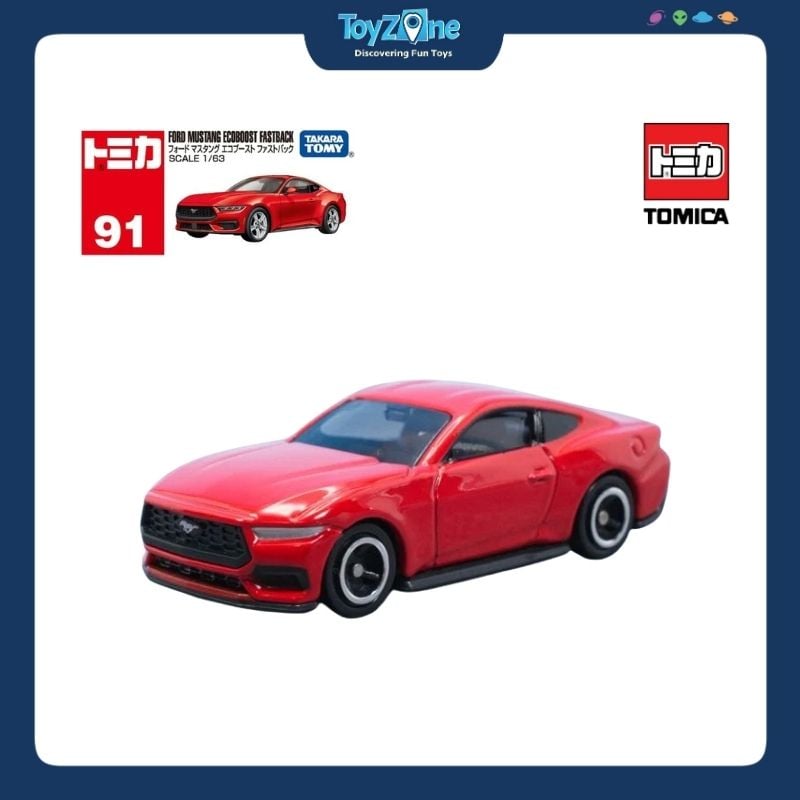 Mô hình xe Ford Mustang Ecoboost Fastback No.91 1:63 TOMICA