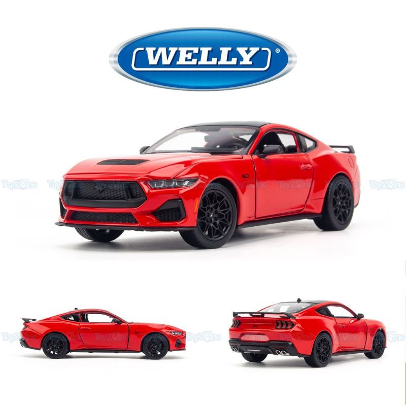 Mô hình xe Ford Mustang GT 2024 1:25 Welly