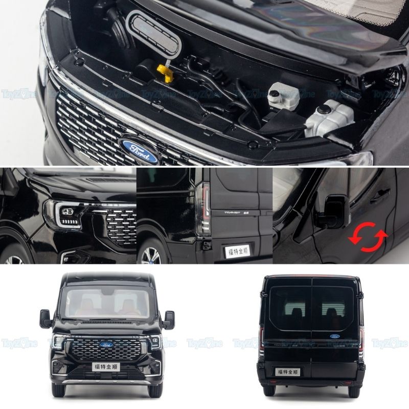 Mô hình xe Ford Transit 2024 1:18 Paudi