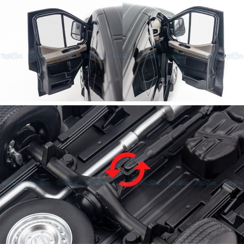 Mô hình xe Ford Transit 2024 1:18 Paudi