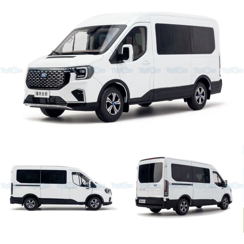 Mô hình xe Ford Transit 2024 1:18 Paudi