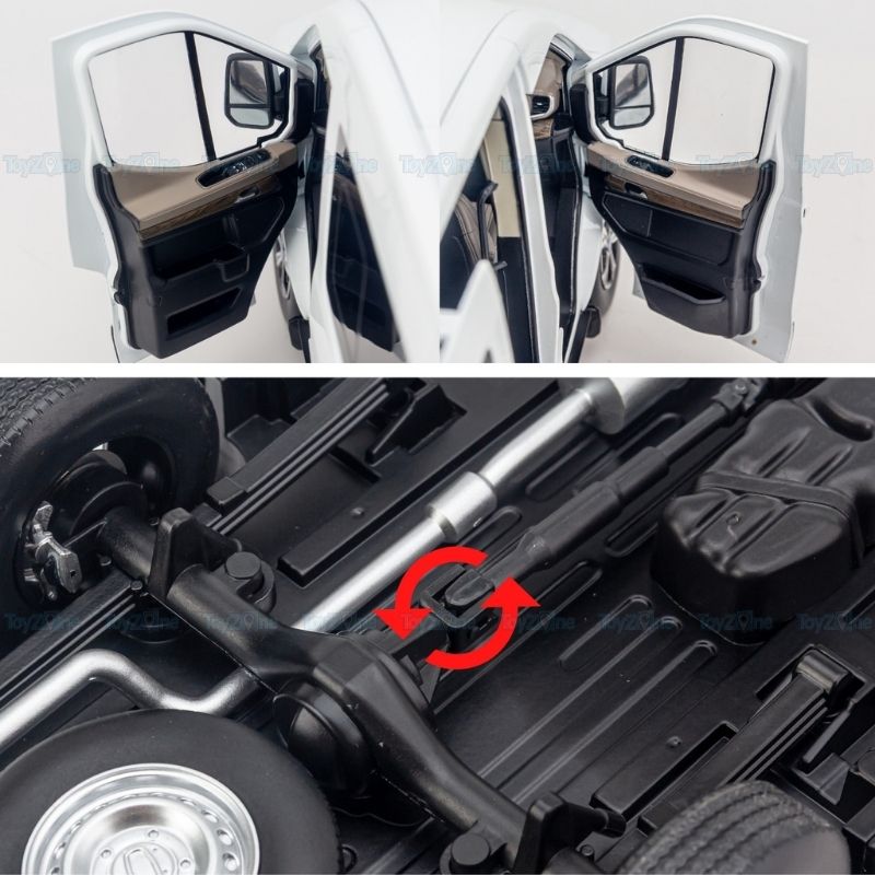 Mô hình xe Ford Transit 2024 1:18 Paudi