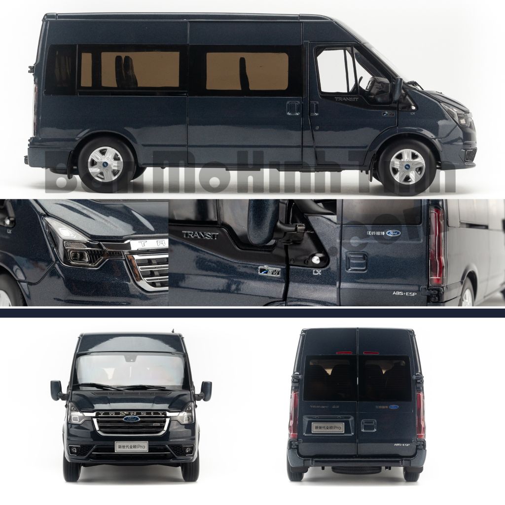 Mô hình xe Ford Transit Pro 2021 1:18 Paudi