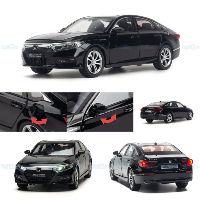 Mô hình xe Honda Accord 2018 1:24 CHEZHI