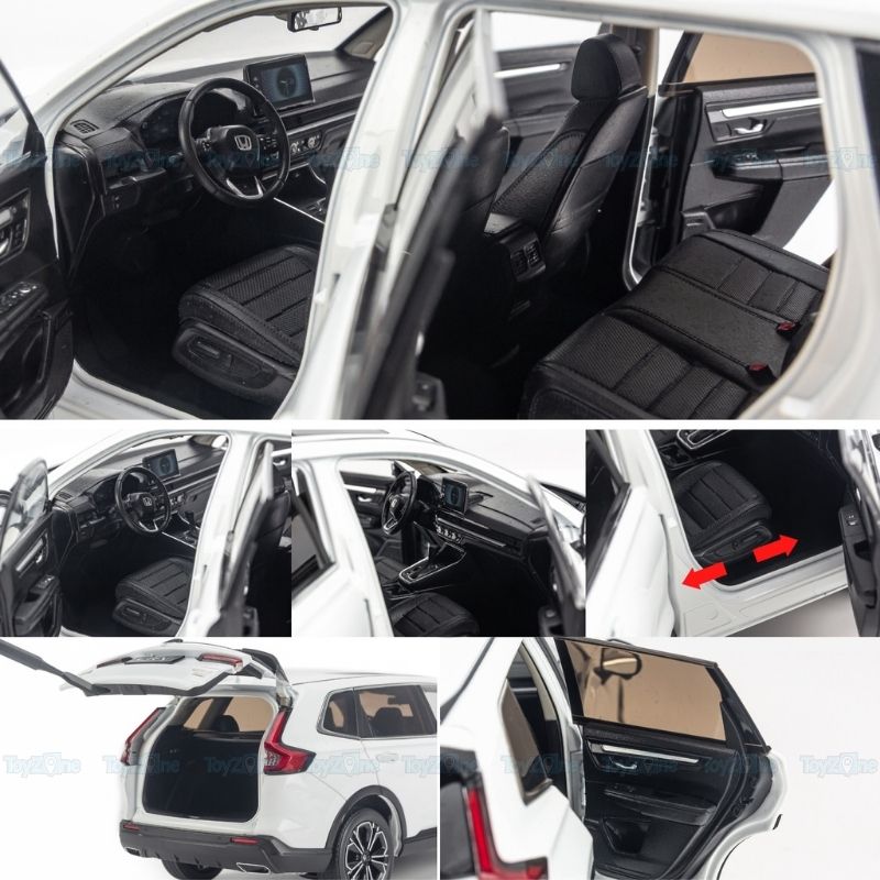 Mô hình xe Honda CRV 2023 1:18 Dealer