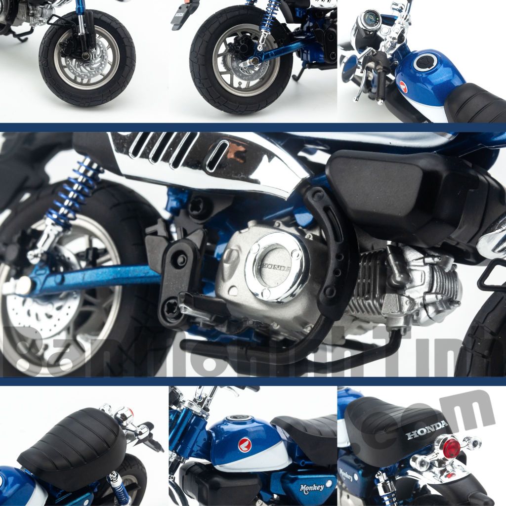 Mô hình xe Honda Monkey 125 1:12 Aoshima