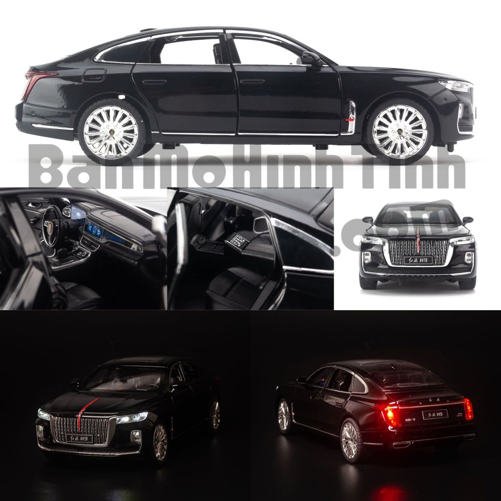 Mô hình xe Hongqi H9 1:24 Chezhi