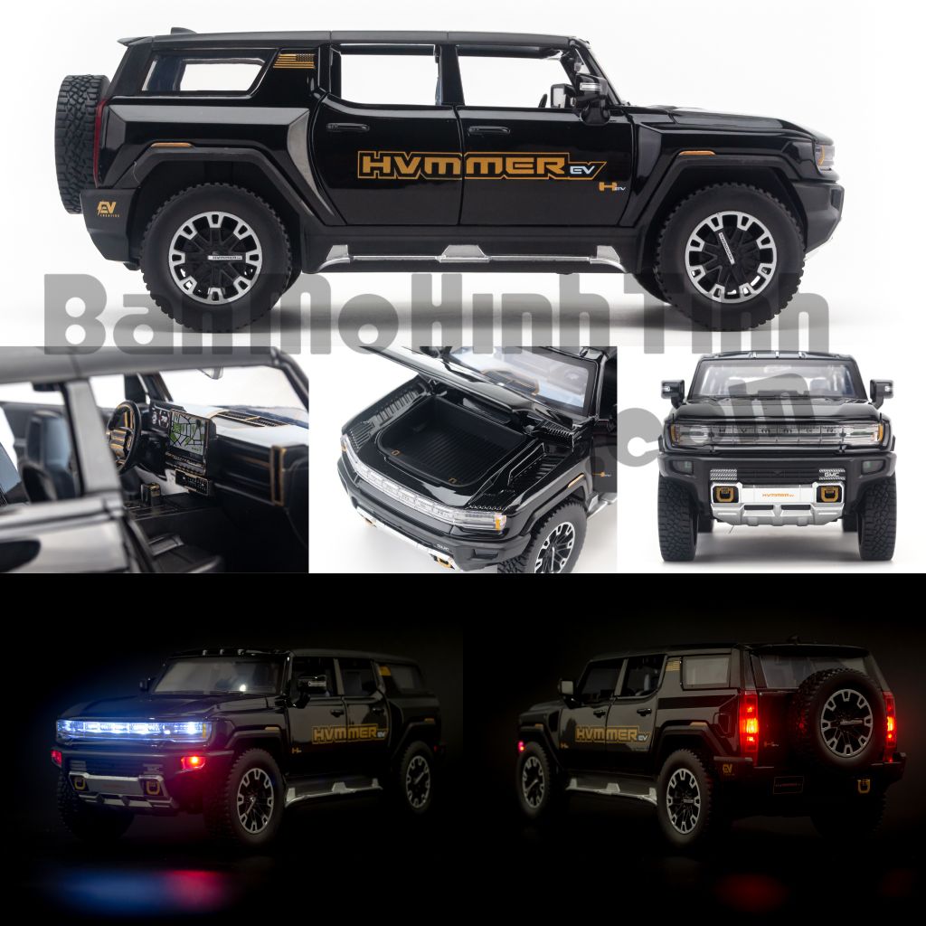  Mô hình xe Hummer EV 2022 1:24 Alloy Model 