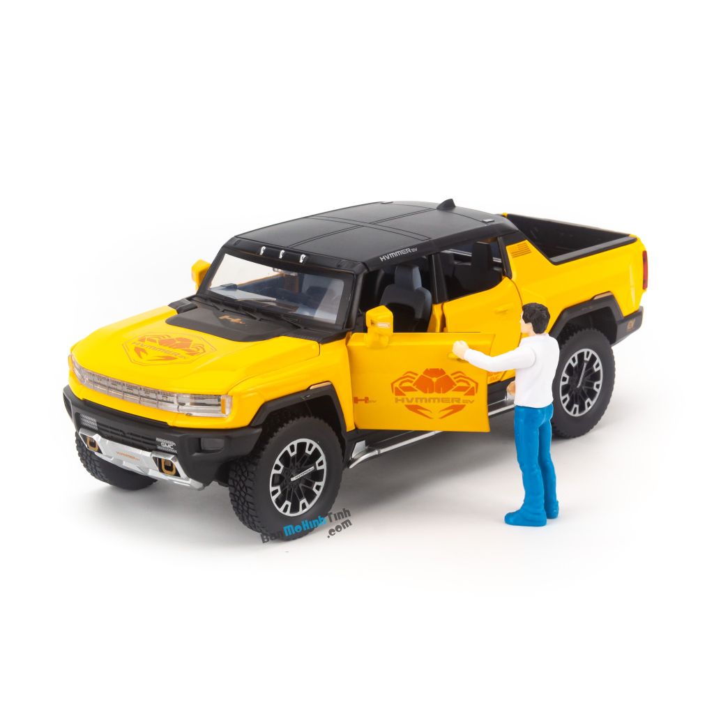Mô hình xe Hummer EV Pickup 2022 1:24 Alloy Car Model