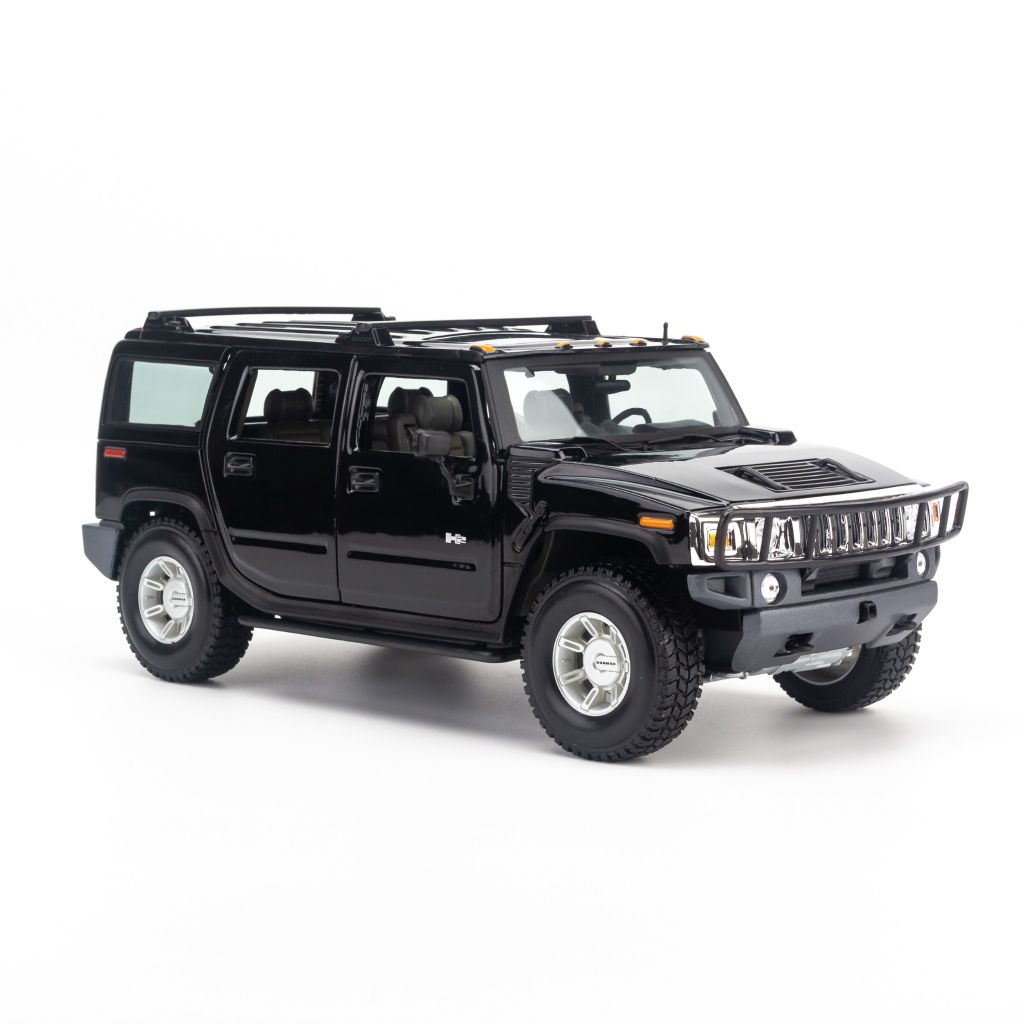 Mô hình xe Hummer H2 SUV 1:18 Maisto Black