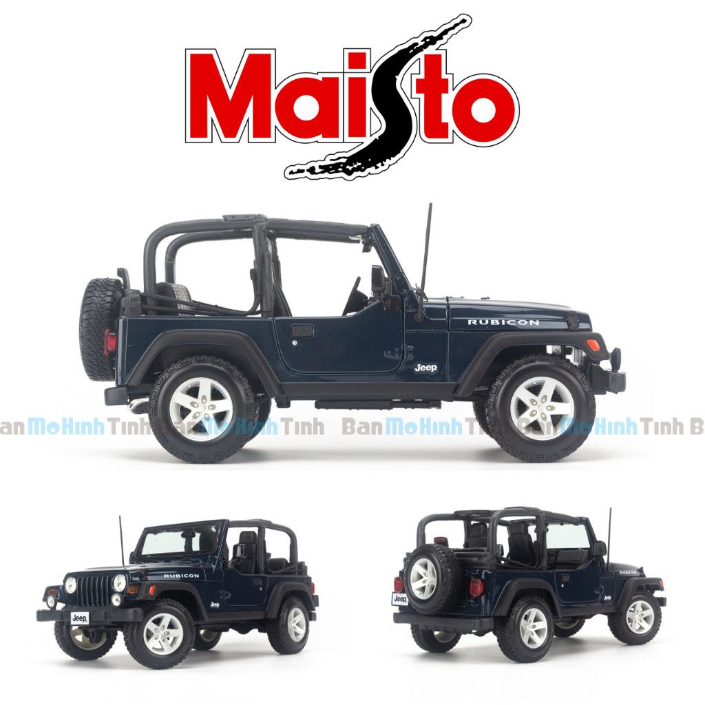  Mô hình xe Jeep Wrangler Rubicon - Open Top 2014 1:18 Maisto 