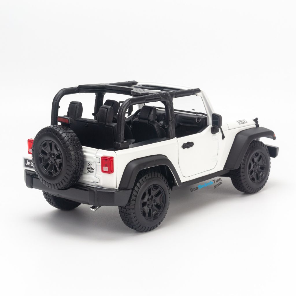  Mô hình xe Jeep Wrangler Rubicon - Open Top 2014 1:18 Maisto 