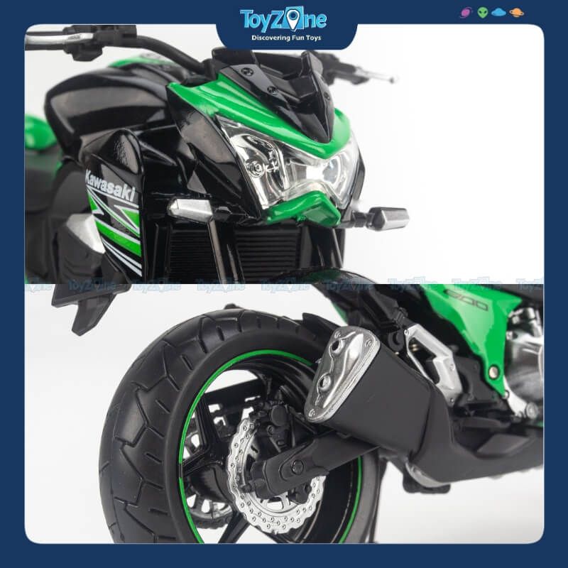 Mô hình xe Kawasaki Z800 2013 1:12 DG Joycity