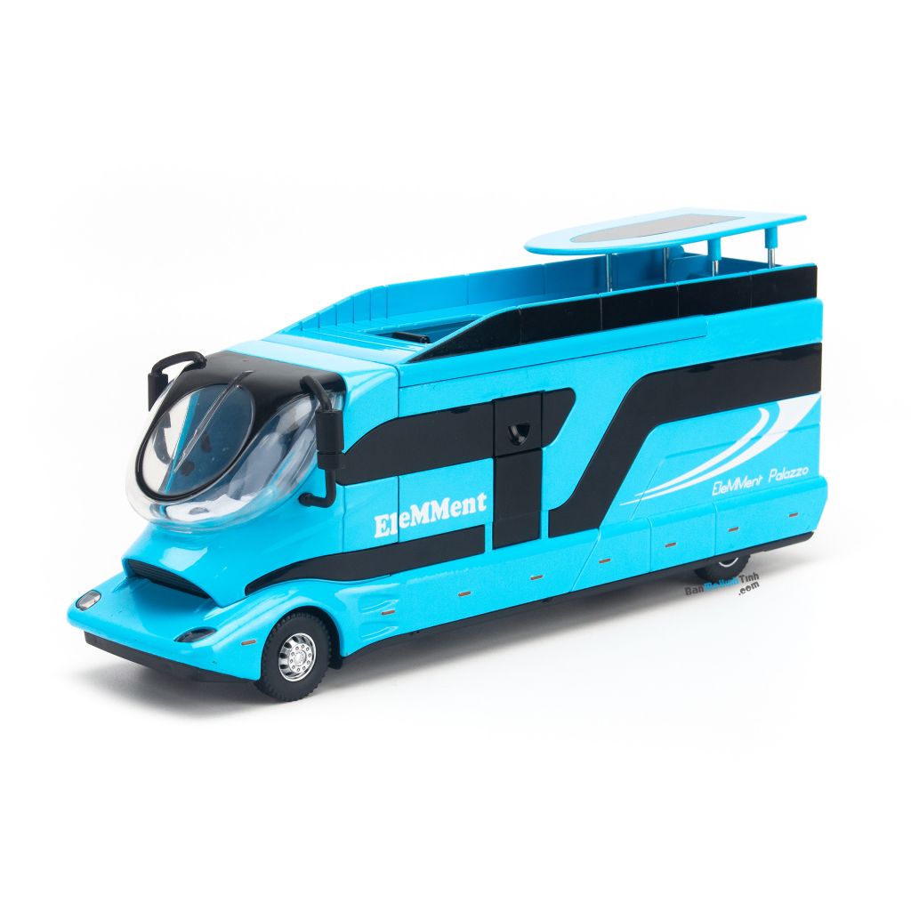 Mô hình xe khách hạng sang chở xe đua Kaiwei Set A