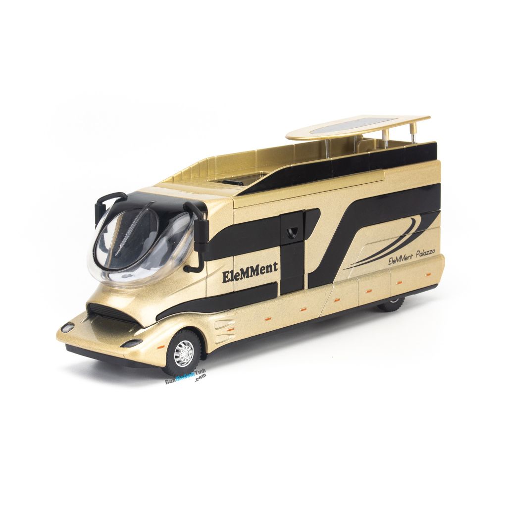 Mô hình xe khách hạng sang chở xe đua Kaiwei Set A