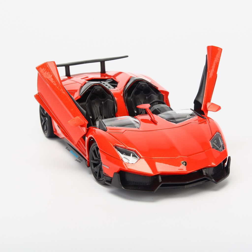 Mô hình xe Lamborghini Aventador J 1:24 MZ Orange (4)