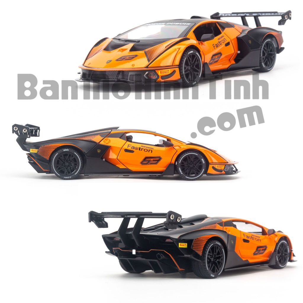 Mô hình xe Lamborghini Essenza SCV12 1:24 Jinlifang