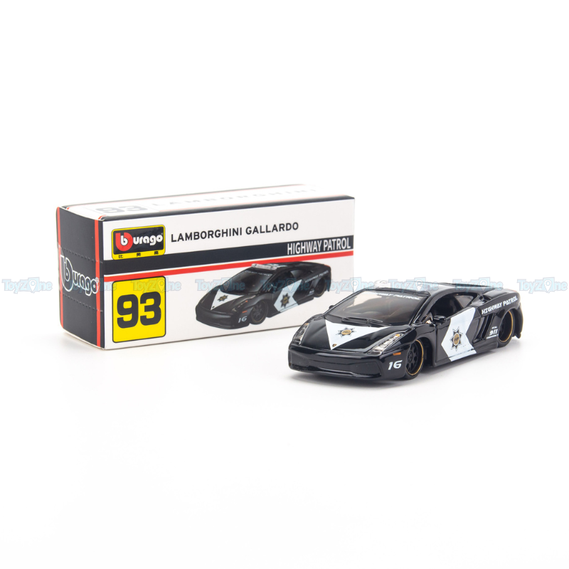 Mô hình xe Lamborghini Gallardo Police Highway Patrol 1:64 Bburago