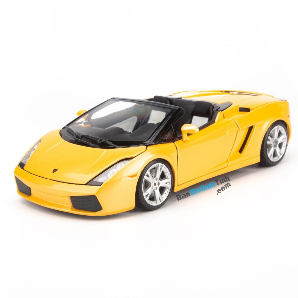  Mô hình xe Lamborghini Gallardo Spyder 1:18 Bburago Yellow - MH18-12016 