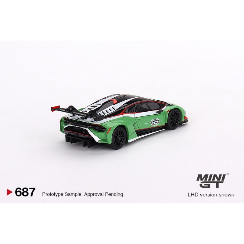 Mô hình xe Lamborghini Huracan GT3 EVO2 1:64 MiniGT