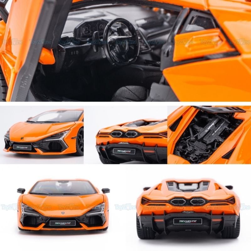  Mô hình xe Lamborghini Revuelto 1:24 BBURAGO 