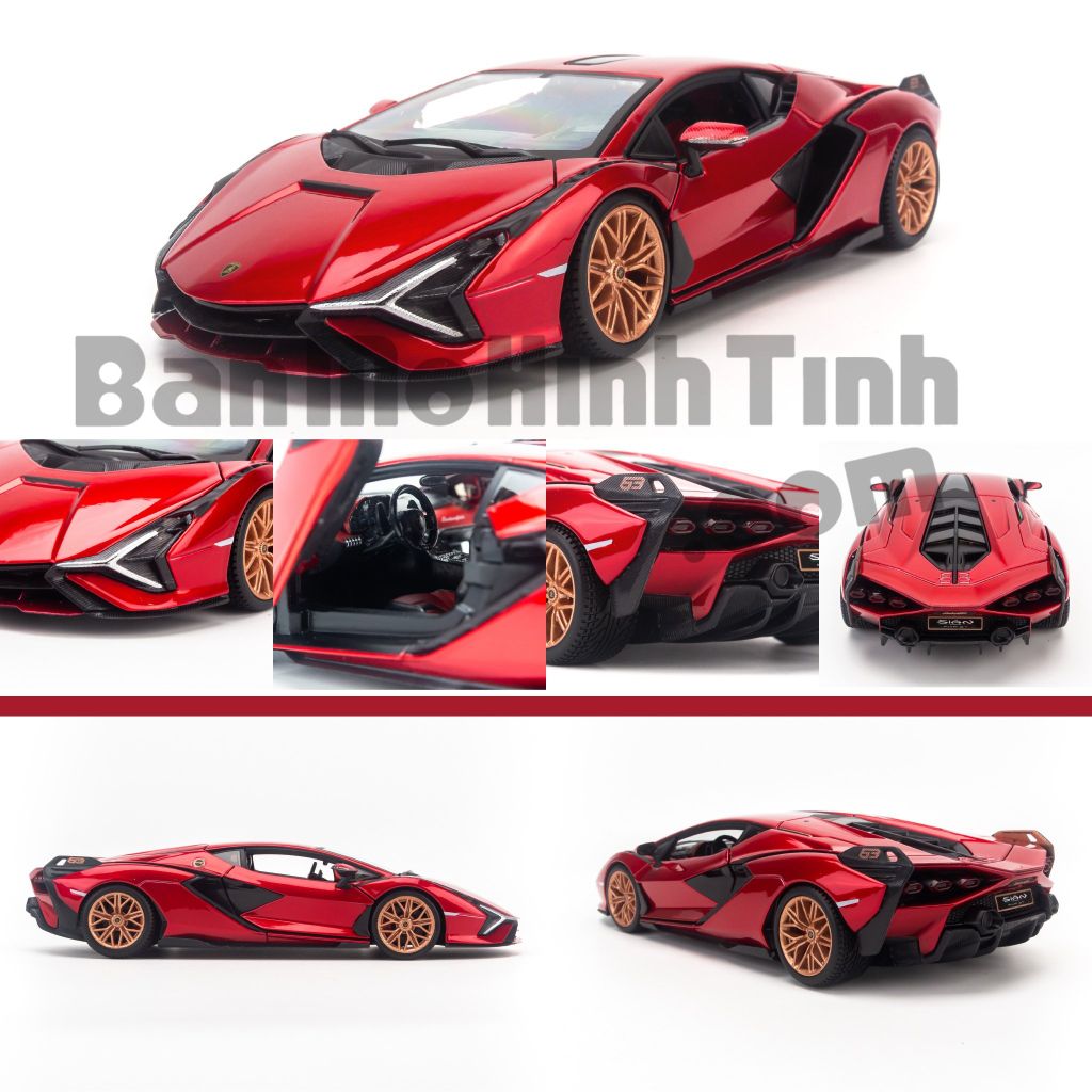 Mô hình xe Lamborghini Sian FKP 37 1:24 BBurago