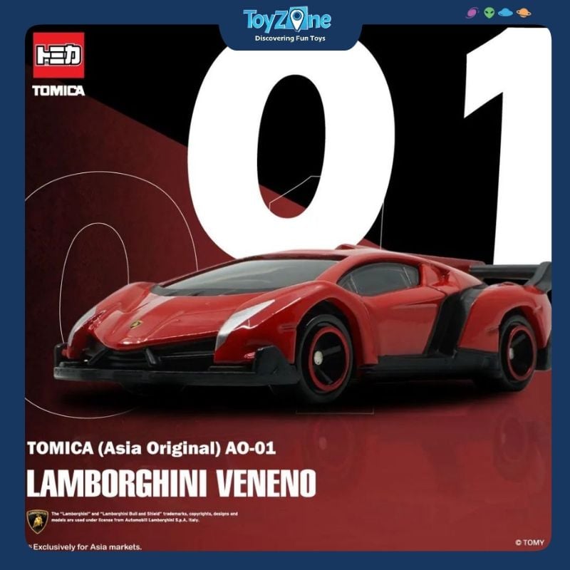  Mô hình xe Lamborghini Veneno Asia Original AO-01 TOMICA 