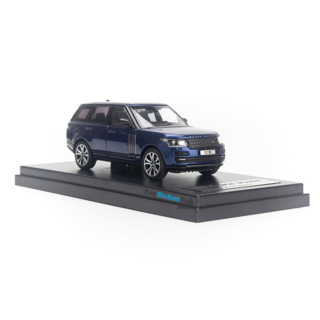 Mô hình xe suv Land Rover Range Rover Autobiography SV 1:64 LCD Blue (2)