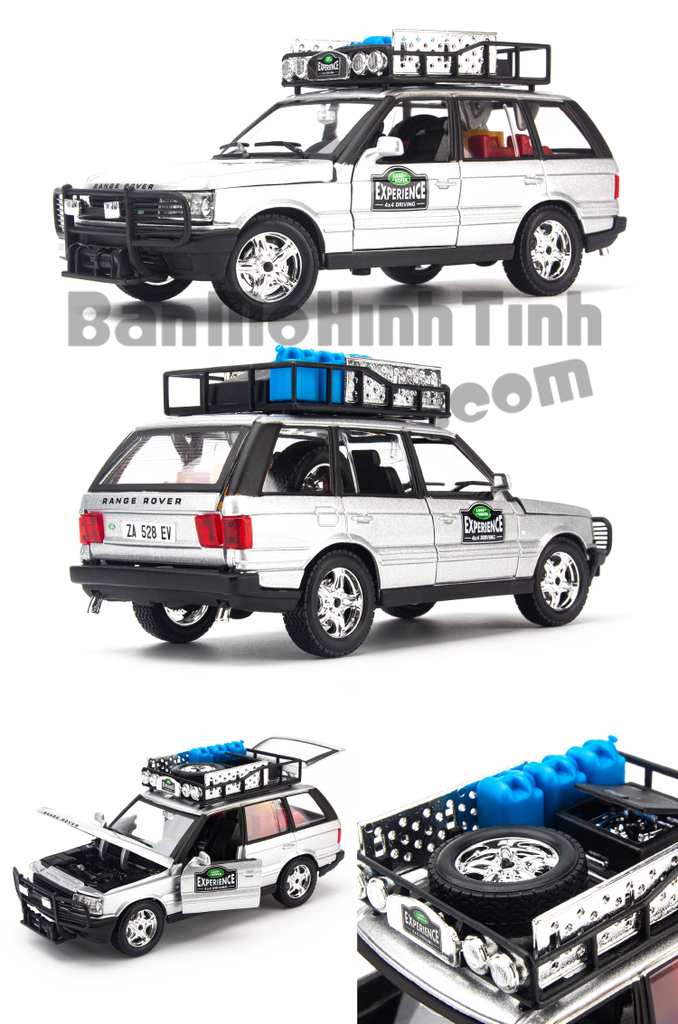 Mô hình xe Land Rover Range Rover Experience 1:24 Bburago Silver - MH18-22061