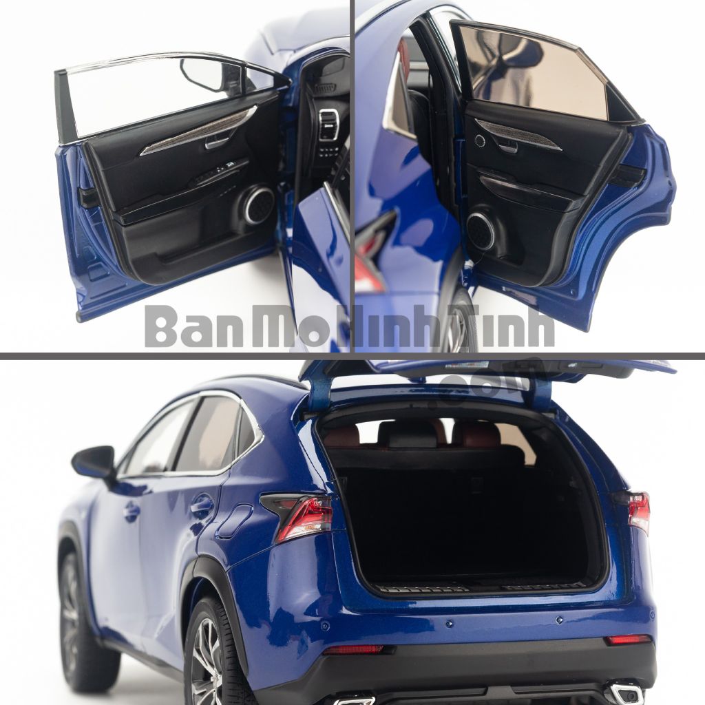 Mô hình xe Lexus NX200T 1:18 Dealer Blue (5)