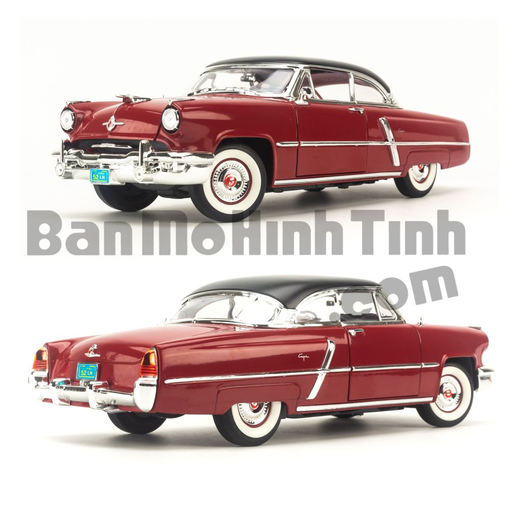 Mô hình xe Lincoln Capri Coupe 1952 1:18 Road Eagle