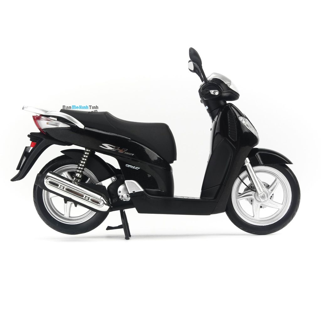 Mô hình xe máy Honda SH 125i 2007 Black 1:12 Dealer giá tốt nhất việt nam (3)