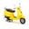 Mô hình xe máy Vespa LXV 2013 1:18 Maisto Yellow