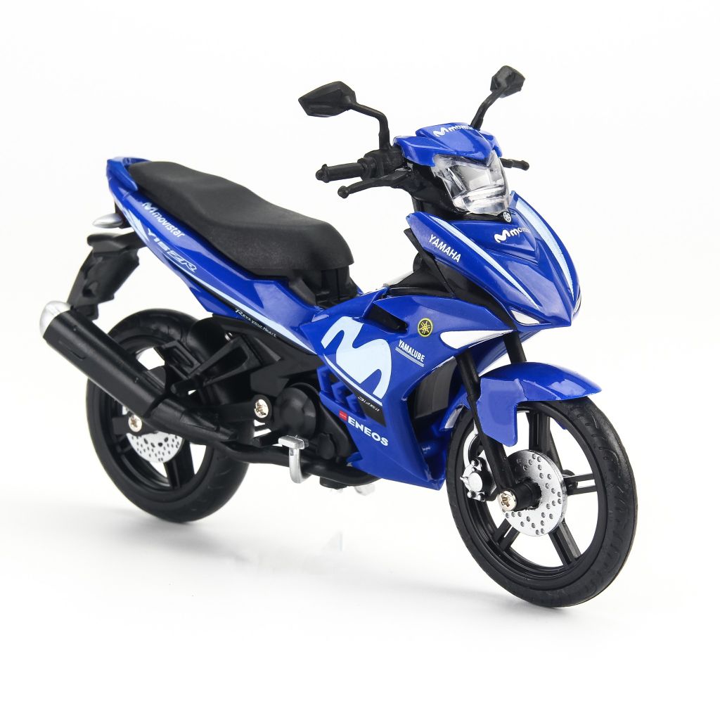  Mô hình xe máy Yamaha Exciter Y15ZR Movistar 1:12 Dealer 