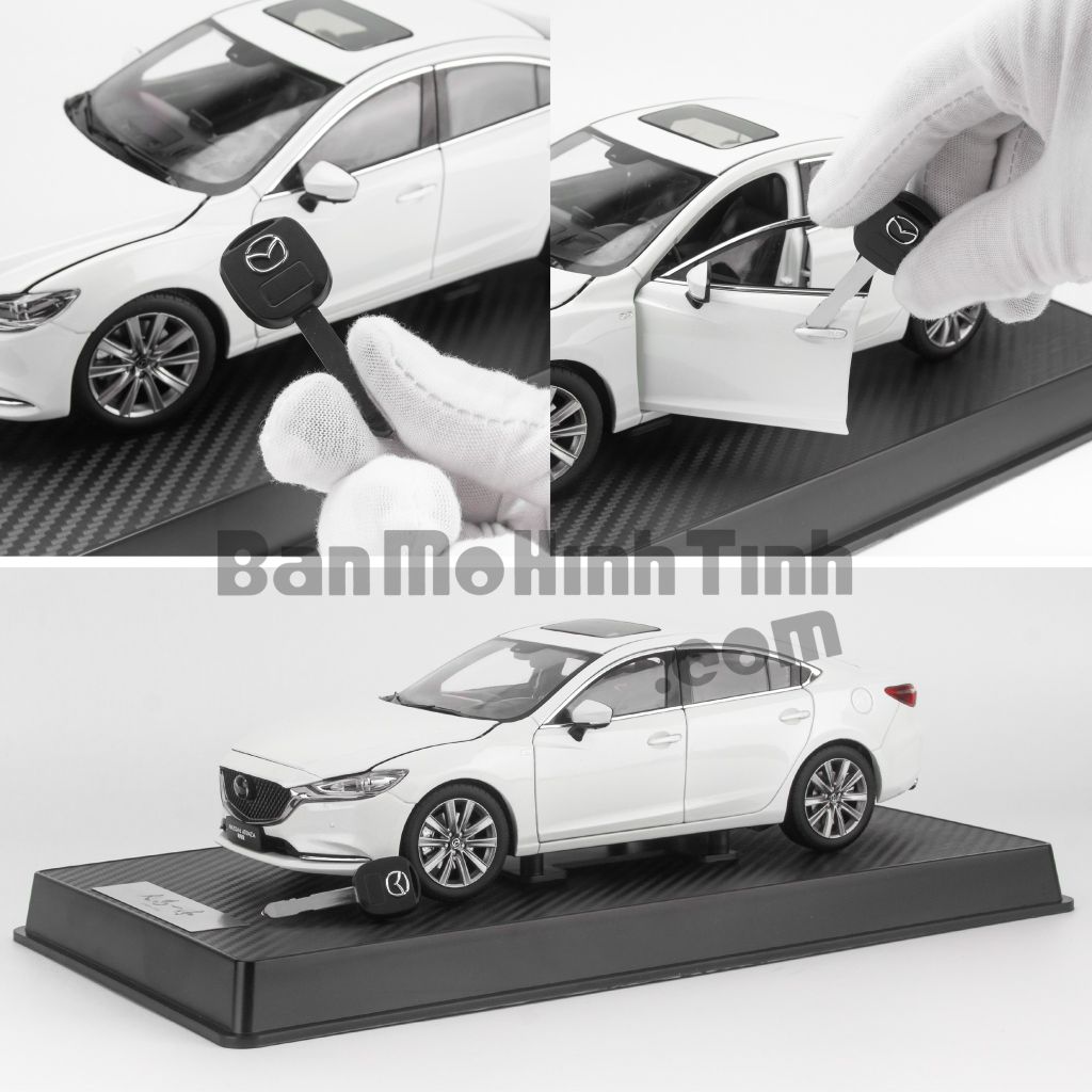 MÔ HÌNH XE MAZDA ATENZA WHITE  Cửa Hàng Mô Hình Autono1